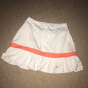 Nike white tennis skirt